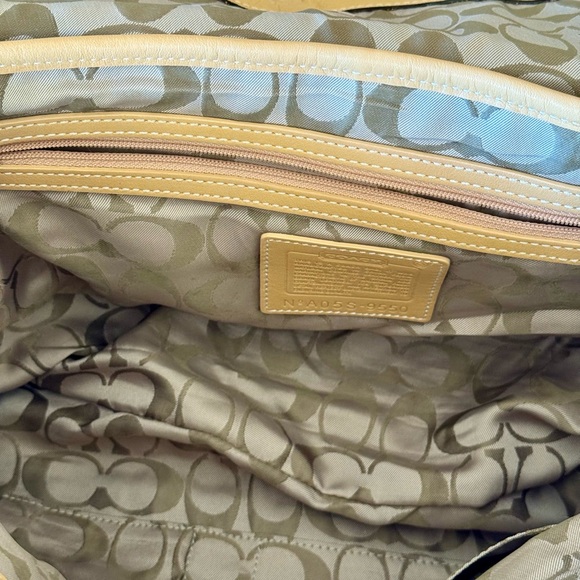 Coach Camel Smooth Leather Satchel - Picture 10 of 11